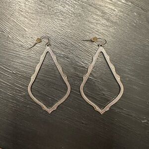 Silver Metal Kendra Scott Earrings